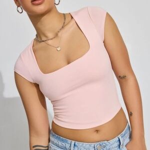 Garage Portia Square Neckline Tee
